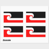 Maori Flag Rechthoekige Sticker (Vel)