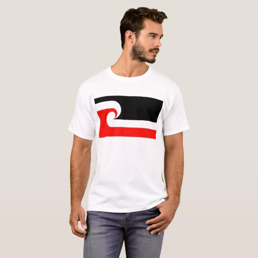 Maori Flag T-shirt (Voorkant volledig)