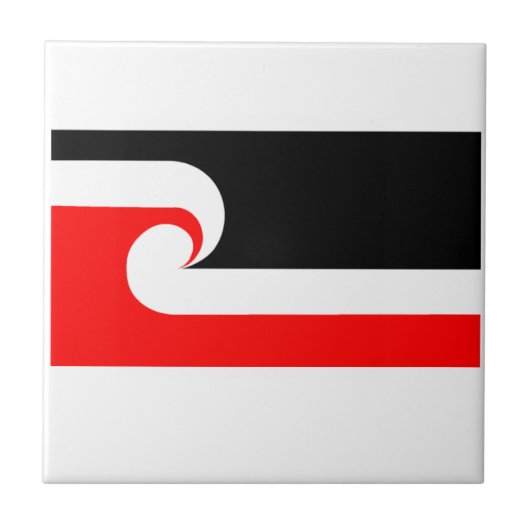 Maori Flag Tegeltje (Voorkant)
