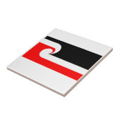 Maori Flag Tegeltje (Zijkant)