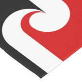 Maori flag, Wave Emblem & New Zealand Sport house Korte Tafelloper (Hoek)