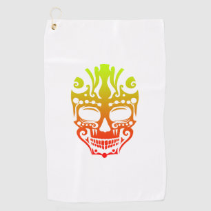 Maori French Bulldog Tribal Tattoo Gift Idea Golfhanddoek