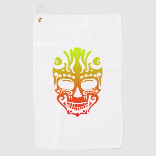 Maori French Bulldog Tribal Tattoo Gift Idea Golfhanddoek (Voorkant)