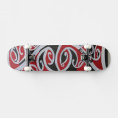 Maori geïnspireerd Hammerhead Shark Skateboard (Horizontaal)