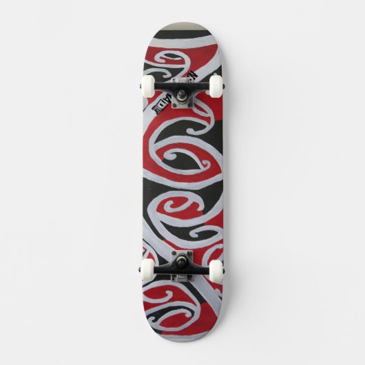 Maori geïnspireerd Hammerhead Shark Skateboard (Voorkant)