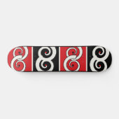 Maori-geïnspireerde spiraal persoonlijk skateboard (Horizontaal)