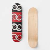 Maori-geïnspireerde spiraal persoonlijk skateboard (Voorkant)