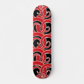 Maori-geïnspireerde spiraal persoonlijk skateboard (Voorkant)