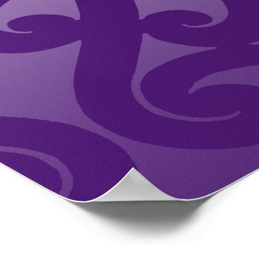 Maori geïnspireerde tattoo kunst poster (Hoek)