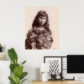 Māori Girl Poster (Thuiskantoor)
