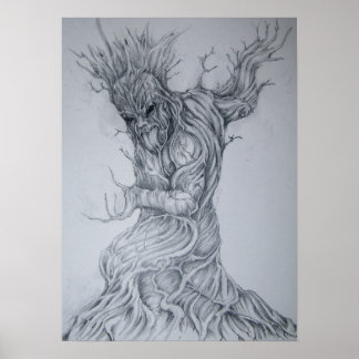 Maori Gods, Tane Mahuta. God van het bos Poster