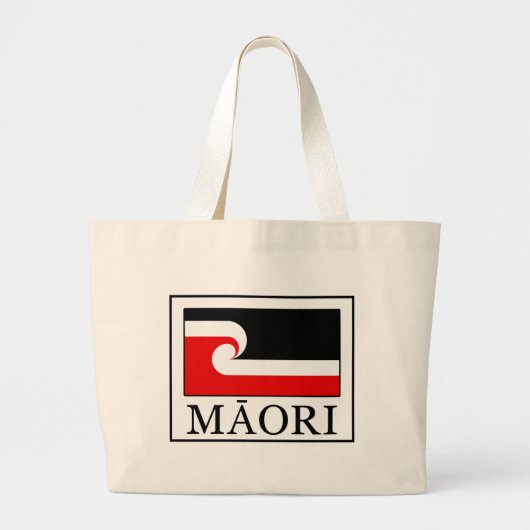 Maori Grote Tote Bag (Voorkant)
