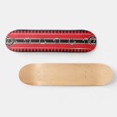 Maori Haaietand Tribal Persoonlijk Skateboard (Horizontaal)