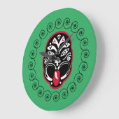 Maori Haka | Nieuw-Zeeland | Native Art | Decor Grote Klok (Hoek)