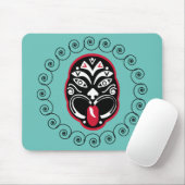 Maori Haka | Nieuw-Zeeland | Native Art | Decor Muismat (Met muis)