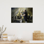 Maori Haka Poster (Keuken)