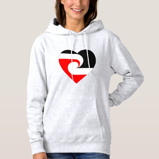 Maori Heart Hoodie (Voorkant)