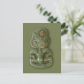 Maori Hei-Tiki Briefkaart (Staand voorkant)