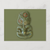 Maori Hei-Tiki Briefkaart (Voorkant)
