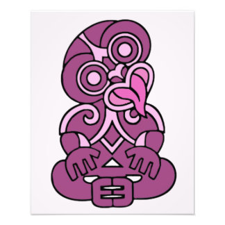 Maori Hei Tiki Foto Afdruk