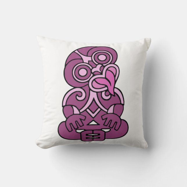Maori Hei Tiki Kussen (Voorkant)