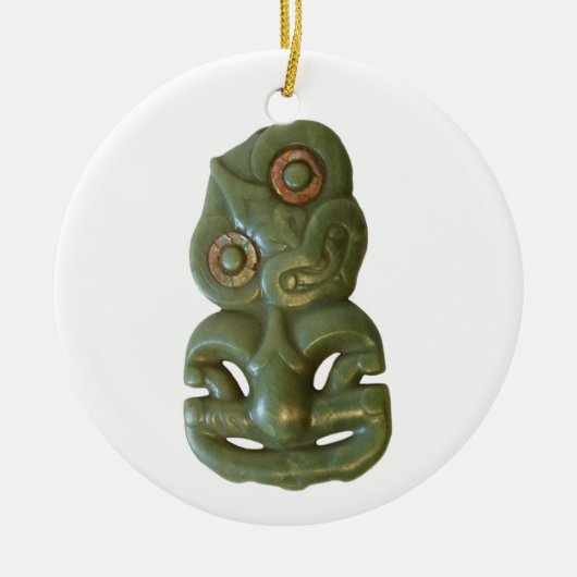 Maori Hei-Tiki Ornament (Voorkant)