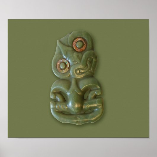 Maori Hei-Tiki Poster (Voorkant)