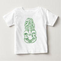 Maori Hei-Tiki Sketch Baby T-Shirt