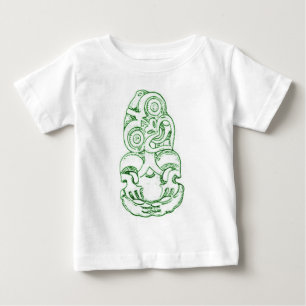 Maori Hei-Tiki Sketch Baby T-Shirt