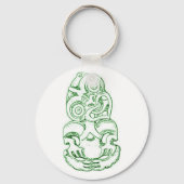 Maori Hei-Tiki Sketch Sleutelhanger (Voorkant)
