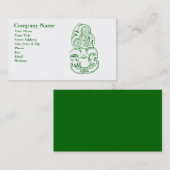 Maori Hei-Tiki Sketch Visitekaartje (Voorkant / Achterkant)