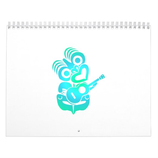 Maori Hei Tiki Ukulele Music - Gift Idea Kalender (Hoes)
