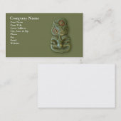 Maori Hei-Tiki Visitekaartje (Voorkant / Achterkant)