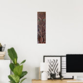 Maori Kahungunu Carving Print (Thuiskantoor)