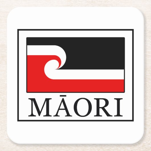 Maori Kartonnen Onderzetters (Voorkant)