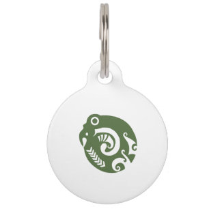 Maori Koropepe Tribal Symbool New Beginn Gift Idea Huisdierpenning