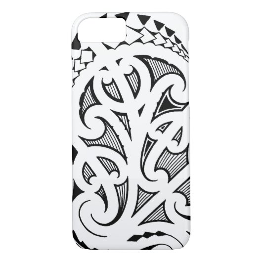 Maori koru/fern tattoo Case-Mate iPhone case (Achterkant)