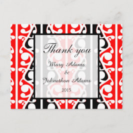 Maori Kowhaiwhai Bedankt Briefkaart