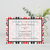 Maori Kowhaiwhai Bridal Shower Uitnodiging (Staand voorkant)