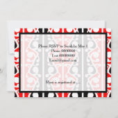 Maori Kowhaiwhai Bridal Shower Uitnodiging (Achterkant)