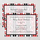 Maori Kowhaiwhai Bridal Shower Uitnodiging (Voorkant / Achterkant)