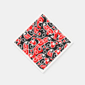 Maori Kowhaiwhai gelaagd patroon Servetten (Hoek)