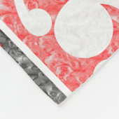 Maori Kowhaiwhai Marbled Pattern Fleece Deken (Hoek)