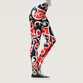 Maori Kowhaiwhai patroon Leggings (Rechts)