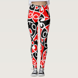 Maori Kowhaiwhai patroon Leggings