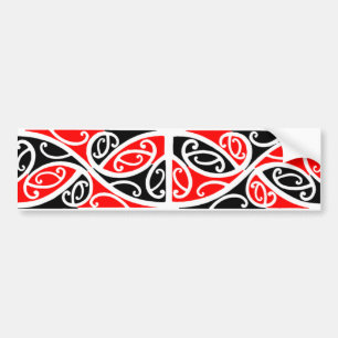 Maori Kowhaiwhai Pattern 1 Sticker