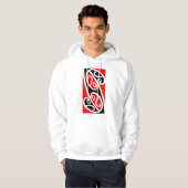 Maori Kowhaiwhai Pattern 2 Hoodie (Voorkant volledig)