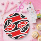 Maori Kowhaiwhai Pattern 2 Papieren Bordje (Feest)