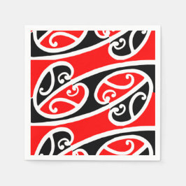 Maori Kowhaiwhai Pattern 2 Servet