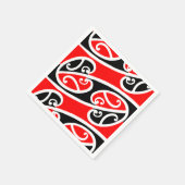 Maori Kowhaiwhai Pattern 2 Servet (Hoek)